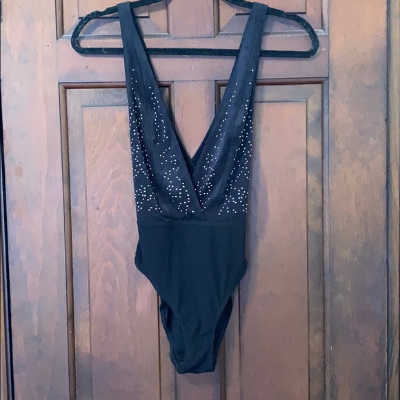 Urban Outfitters studded Black Bodysuit - Picture 2 of 4